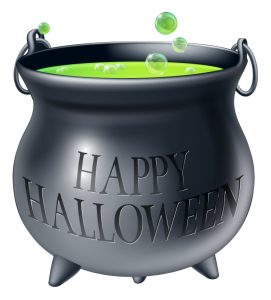 a halloween pot of witches broo